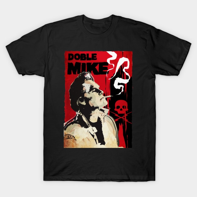 Doble Mike art print T-Shirt by 2ToastDesign